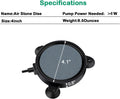 AQUANEAT Aquarium Air Stone Disc 4 inch, Aerator Bubble Diffuser, Air Pump Accessories Airstones for Aquariums, Fish Tan