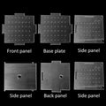 5.9 x 5.9 x 5.9 inch Acrylic Fish Breeding Box, Transparent Isolation Hatchery Incubator with Suction Cups for Guppy Shr