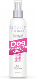 BioSilk for Dogs Silk Therapy Detangling and Shine Spray, 8 Fl Oz