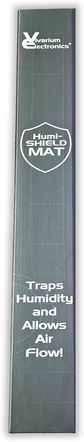 Humi-Shield Mat-Fits All Reptile Humidity Mat 2'x4' – Silicone Reptile Enclosure Cover for Sliding Door Terrariums, Fire
