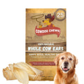 Cowdog Chews Premium Cow Ears for Dogs (25 Pack) – 100% Natural, Safe & Digestible, Collagen Rich, Long Lasting Chews for Healthy Teeth