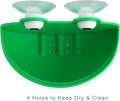 Pensino Frog Habitat Frog Dish Holder with Suction Cups, Cute Frog Terrarium Decor Fish Tank Decoration for Tree Frog To