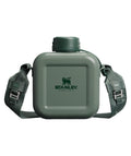 STANLEY Next x Nature Canteen 25 oz | Lightweight Stainless Steel Water Bottle with Adjustable Strap & Tethered Lid | BPA-Free | Hammertone Green