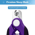 Swihauk Heavy Duty Dog Nail Clippers and Trimmers, Professional Pet Nail Clippers with Nail File for Dogs Cats Small Ani