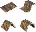 PINVNBY Guinea Pig Wooden Ladder Bridge (20 x 11.8 in) Rabbits Hideout, House, Tunnel, Rodents Chew Toys for Bunny, Chin