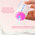 Xuanda Kitten Bottle Feeding kit with Feeding Nipple and Syringe, Soft Silicone Nursing Pet Feeding Bottle, Ventilation Valve Resistant Tearing for Small Puppies, Kittens, Rabbit (M Nipple-Pink)