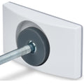 Wall Nanny - Baby Gate Wall Protector (Made in USA) Protects Walls and Doorways from Pet Gates - for Pressure Mounted Indoor Safety Baby Gates - White