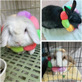 Adjustable Rabbit Protection Cone Collar,Soft Pet Recovery Collar for Rabbit/Chinchilla/Guinea Pigs/Kitten After Surgery