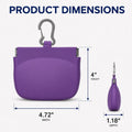 1 Cup Silicone Dog Treat Pouch, Dog Training Treat Bag