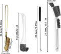 Bird Cage Cleaning Brush Tool Set,Stainless Steel Pet Cage Cleaner Brush Set for Bird Poop Removing,Ideal for Parakeet, 