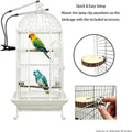2-Tube Full Spectrum LED Bird Cage Light, Adjustable Brightness 3/9/12H Timer Fixture,Flexible Clamp Bird Lighting,Natur