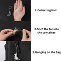 Amakunft Dog Hair Collector Keychain, Portable Pet Hair Memorial Keychain