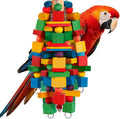 Bird Toys Parrot Toys Natural Wood Blocks Bird Chew Toy