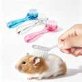 3Pcs Hamster Bath Brush and Comb Soft Cleansing Brush for Guinea Pig, Rats, Chinchilla, Bunny, Turtle Small Animal Groom