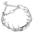Dog Training Collar, Adjustable Dog Pinch Collar with Quick Release Buckle, No Pull Collar for Small Medium Large Dogs, Extra Link and Caps (S (Neck: 13"-17'' 2.25mm))