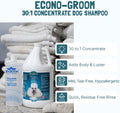 Bio-Groom Econo-Groom Tearless Dog Shampoo Concentrate - Cat & Dog Bathing Supplies, Puppy Shampoo for Gentle Skin, Cruelty-Free, Made in USA, Hypoallergenic, Tear-Free Dog Products - 1 Gallon