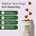 DermaPrex Dog Allergy Chews – Anti Itch for Dogs | Borage Oil, Omega 3, Vitamin E | Dog Itching Skin Relief, Hot Spot Tr
