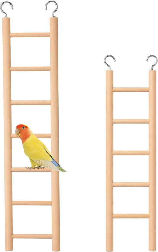 2 Pcs Bird Ladder for Cage, Bird Ladder 5&7 Step