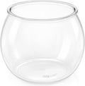 Okllen 2 PCS 1 Gallon Fish Bowl, Round Clear Plastic Goldfish Betta Fish Bowl Fish Tank for Aquarium, Terrarium, Home dé