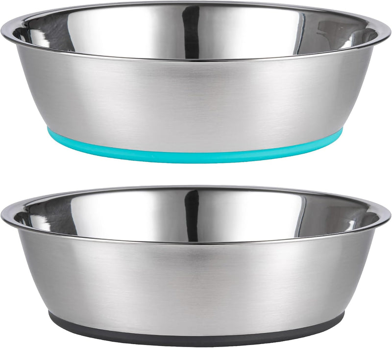 PEGGY11 Lightweight Stainless Steel Cat Bowls, 1.8 US Cup Each
