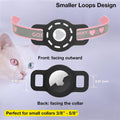 WHALEZON Cat Collar Holder for Airtag, Cat & Small Dog Harness Case for Air Tag