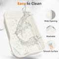 Extra Large Litter Box with Low Entry,Jumbo Cat Litter Box for Kitty and Senior Cats,Cat Box for Indoor Cats,Open Top Co