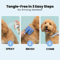 We Love Doodles Dog Detangler Spray Half Gallon - Leave-in Conditioner for Dogs - Dog Detangling Spray - Dematting Spray for Dogs - Tangle Remover - Made in The USA (Lavender)