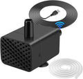 Mini Submersible Pump, Small Fountain Pump with & Sensor (DC 5V USB) for Fish Tank, Pet Fountains, Water feature, Tablet