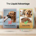 Liquid Dog Dewormer for Dogs & Puppies, Formula 7 Pyrantel Pamoate and Praziquantel, Removes Tapeworm, Roundworm & Hookworm, Broad Spectrum with 3ml Dosing Syringe (100ml)