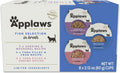 Applaws Natural Wet Cat Food, 8 Count, Limited Ingredient Cat Food Pots, Fish Variety Count in Broth, 2.12oz Pots