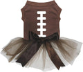 Petitebella Rugby Print Puppy Dog Dress