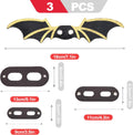 3 Sizes Lizard Harness and Leash Set, Soft Leather Reptile Leash with Cool Wings for Bearded Dragon Iguana Gecko Chamele