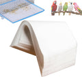 CuaxTume Bird Cage Liners-100PCS-11'' X 20''Disposable Non-WovenBird Cage Tray Liners, Disposable Sheets for Birds,Cages Accessories for Pet Bird Parrot