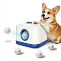 Zensun Automatic Dog Ball Launcher with 3 ETPU Balls, Upgrade Auto/Manual Ball Thrower for Dogs, Adjustable Distance 20-45ft, USB Rechargeable, Interactive Dog Toy for Indoor/Outdoor Play