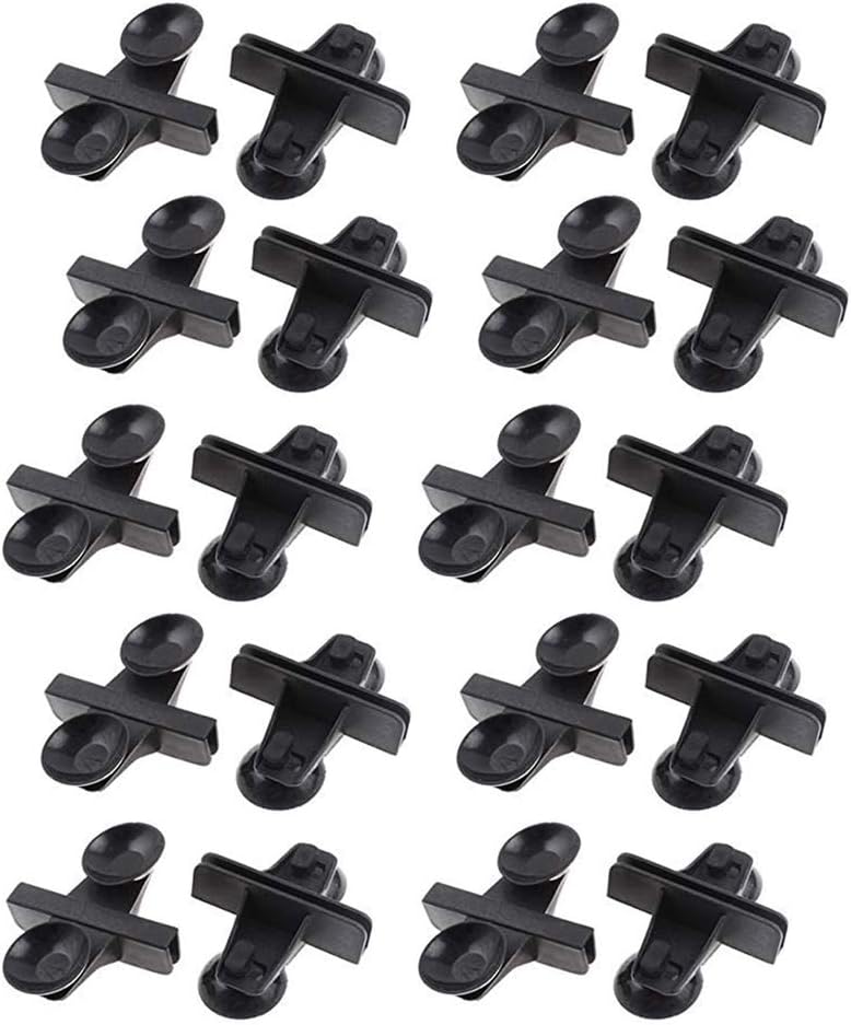 Aquarium Divider Suction Cup Plastic Sheet Holder 20Pcs