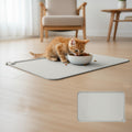 Silicone Pet Feeding Mats, Nonslip Waterproof Dog Cat Food Mat with Raised Edges for Food Prevent Spill Rubber Tray