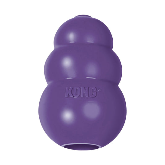 KONG Senior - Dog Toy with Gentle, Natural Rubber - Durable Dog Toy for Older Dogs - Use Treats with Stuffable Chew Toy - Treat Toy for Chewing & Fetching - for Small Dogs