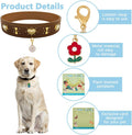 DELORIGIN 12 Styles Vegetative Collar Pendants for Cat Dog Alloy Enamel Cacti Pet Collar Pendants Clip-on Butterfly Flower Pet Collar for Bag Keychain Jewelry Making Training Home Decor