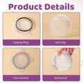 4Pack Cat Can Covers for 3 oz Canned Food Storage Container, Airtight Lock Pet Food Sealer Lids Transparent Kitten Can Box for 2.56''/65mm D and 85g Small Cans