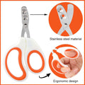 Bearded Dragon Nail Clipper with Nail File, Stainless Steel Nail Trimmer