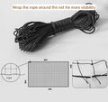 Morimoe Cat Balcony Net, Steel Wire Reinforced, Anti-Fall Fence, Safety Net, Extra Strong (10 X 20 Ft)