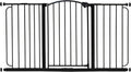 Regalo Safety 30.5-58" Extra Wide Arch Baby Gate with Door, Pressure Mount Walk Through Gate for Doorways & Bottom of Stairs, Babies, Toddlers & Pets, Tested & Safe, American Designed, American Owned