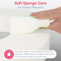 Didopet Sponge Dog Cone After Surgery, No Inflation Required Dog Donut Collar to Stop Licking, Inflatable Cone Alternatives for Large Pets, Soft Recovery Collar with Protective Shield (Donut, XL)