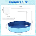 SKARUS Electric Bearded Dragon Bathtub, Foldable Reptile Shower Pool Kit