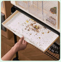 CuaxTume Bird Cage Liners-100PCS-11'' X 20''Disposable Non-WovenBird Cage Tray Liners, Disposable Sheets for Birds,Cages Accessories for Pet Bird Parrot
