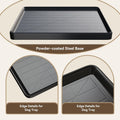 Holiwei 41.1" Dog Crate Tray Replacement fit for Metal Dog Crate Dog Cage Pans Plastic Tray