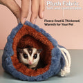 Sugar Glider Bonding Pouch Warm Travel Carrier Hamster Nest & Strap (Grey)