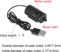 3PCS DC 3-5V USB Micro Submersible Mini Water Pump
