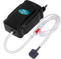 hygger Mini Aquarium Air Pump Kit Small Fish Tank Air Pump 1W for 2-20 Gallon Fish Bowl with Air Tube Air Bubbler Stone 