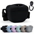 AOKLANT Pet Training Snack Pouch with Clicker 2.0 Upgraded Magnetic Closure, 1.66 Cup Silicone Belt for Dog Treats，Perfect for Exercising and Walking